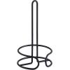 imageSunnyPoint Classic Heavy Wire Gauge Kitchen BBQ Outdoor Picnic Paper Towel Holder Heavy Enough to Tear by Single Hand Black