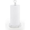 imageSunnyPoint Heavy Weighted Sturdy Paper Towel Holder Stand Dispenser with Faux Marble Base Fits Standard and Jumbo Sized Paper Towel