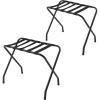 imageSunnyPoint Steel Folding Luggage Rack Mat Black