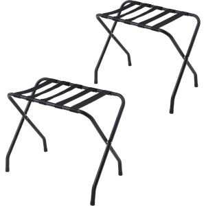 imageSunnyPoint Steel Folding Luggage Rack Mat Black