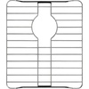 image:imageSunnyPoint 304 Stainless Steel Sink Protector Rack With Rear Drain Hole  RustResistant Grid for Kitchen Sink Bottom Scratch Prevention  Rear Drain Hole Required 16 X 13145 X 112