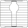 image:imageSunnyPoint 304 Stainless Steel Sink Protector Rack With Rear Drain Hole  RustResistant Grid for Kitchen Sink Bottom Scratch Prevention  Rear Drain Hole Required 16 X 131311 X 1161