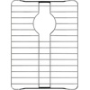 image:imageSunnyPoint 304 Stainless Steel Sink Protector Rack With Rear Drain Hole  RustResistant Grid for Kitchen Sink Bottom Scratch Prevention  Rear Drain Hole Required 16 X 1316 X 13