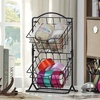 image:imageSunnyPoint 2Tier Metal Mini Countertop Fruit Storage Basket Antique Black