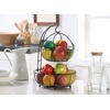 image:imageSunnyPoint Black Multifunction 2tier Basket with Banana Hook