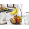image:imageSunnyPoint Black Multifunction 2tier Basket with Banana Hook