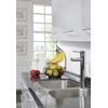 image:imageSunnyPoint Classic Tabletop Wire Banana Fruit Basket Bowl Stand With Wooden Base