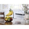 image:imageSunnyPoint Classic Tabletop Wire Banana Fruit Basket Bowl Stand With Wooden Base