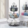 image:imageSunnyPoint Countertop French Country 3 Tier Wire Basket Stand For Storing amp Organizing Eggs And More 3 Tier Black