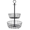 image:imageSunnyPoint Countertop French Country 3 Tier Wire Basket Stand For Storing amp Organizing Eggs And More 3 Tier Black